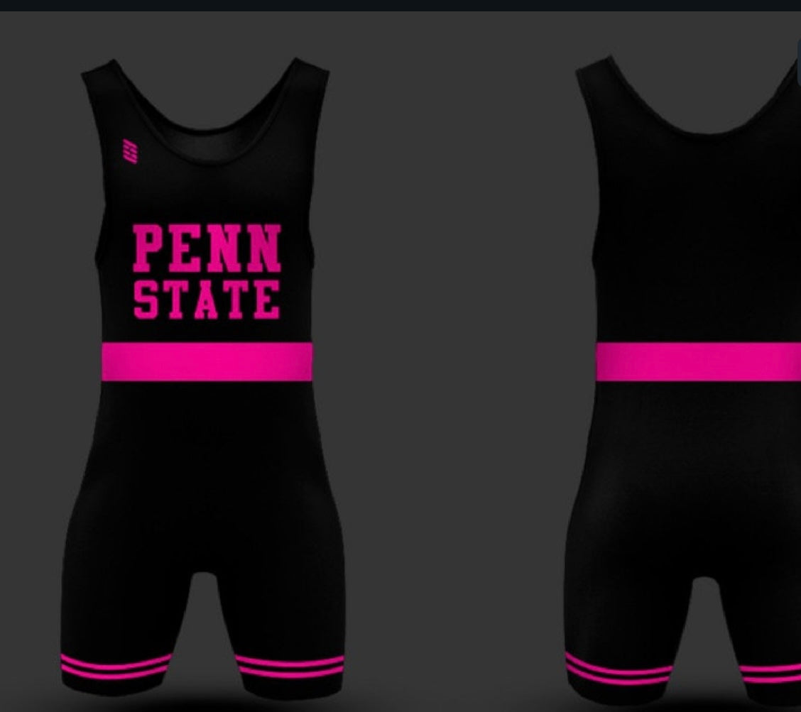 Penn State Pink Wrestling Singlet Dash Athletics