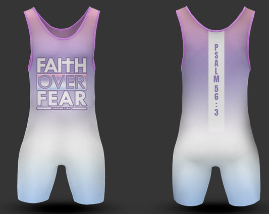 Faith Over Fear Wrestling Singlet