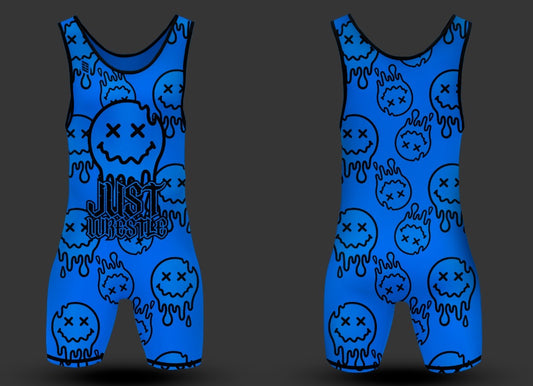 Just Wrestle Blue Singlet