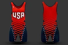 USA Stars Wrestling Singlet