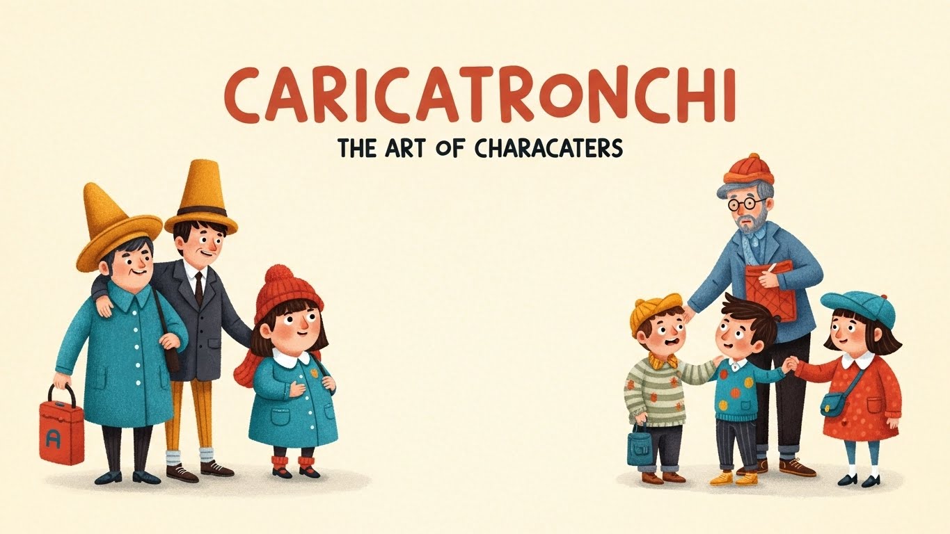 Caricatronchi: The Art of Whimsical Character Illustrations